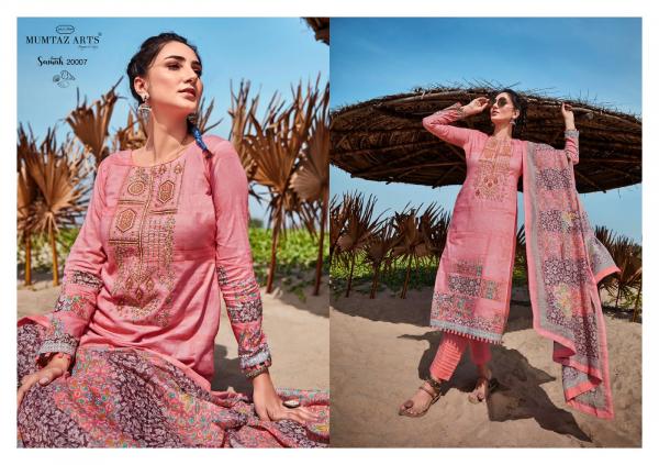 Mumtaz Samah Lawn Cotton Embroidery Dress Material